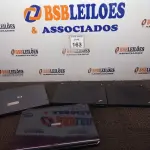LOTE 163 - 04 NOTEBOOKS DIVERSOS. (NO ESTADO) ATENÇÃO! FAZER A VISITAÇÃO ANTES DE ARREMATAR, NÃO SABEMOS SE FUNCIONA. LEILÃO NÃO TEM GARANTIA E NEM DEVOLUÇÃO, SUJEITO A POSSÍVEIS AVARIAS VISÍVEIS/OCULTAS E/OU AUSÊNCIA DE COMPONENTES.