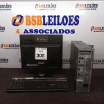 LOTE 305 - 01 CPU LENOVO, 01 MONITOR E 01 TECLADO. (NO ESTADO) ATENÇÃO! FAZER A VISITAÇÃO ANTES DE ARREMATAR, NÃO SABEMOS SE FUNCIONA. LEILÃO NÃO TEM GARANTIA E NEM DEVOLUÇÃO, SUJEITO A POSSÍVEIS AVARIAS VISÍVEIS/OCULTAS E/OU AUSÊNCIA DE COMPONENTES.