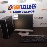 LOTE 204 - 01 CPU HP COM MONITOR E TECLADO. (NO ESTADO) ATENÇÃO! FAZER A VISITAÇÃO ANTES DE ARREMATAR, NÃO SABEMOS SE FUNCIONA. LEILÃO NÃO TEM GARANTIA E NEM DEVOLUÇÃO, SUJEITO A POSSÍVEIS AVARIAS VISÍVEIS/OCULTAS E/OU AUSÊNCIA DE COMPONENTES.