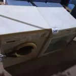 LOTE 349 - 01 MÁQUINA DE LAVAR ROUPAS CONTINENTAL E 01 SECADORA DE ROUPAS BRASTEMP. (NO ESTADO) ATENÇÃO! FAZER A VISITAÇÃO ANTES DE ARREMATAR, NÃO SABEMOS SE FUNCIONA. LEILÃO NÃO TEM GARANTIA E NEM DEVOLUÇÃO, SUJEITO A POSSÍVEIS AVARIAS VISÍVEIS/OCULTAS E/OU AUSÊNCIA DE COMPONENTES.