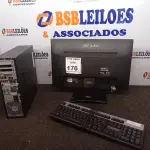 LOTE 176 - 01 CPU HP E 01 MONITOR. (NO ESTADO) ATENÇÃO! FAZER A VISITAÇÃO ANTES DE ARREMATAR, NÃO SABEMOS SE FUNCIONA. LEILÃO NÃO TEM GARANTIA E NEM DEVOLUÇÃO, SUJEITO A POSSÍVEIS AVARIAS VISÍVEIS/OCULTAS E/OU AUSÊNCIA DE COMPONENTES.