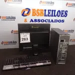 LOTE 263 - 01 CPU LENOVO, 01 MONITOR E 01 TECLADO.  (NO ESTADO) ATENÇÃO! FAZER A VISITAÇÃO ANTES DE ARREMATAR, NÃO SABEMOS SE FUNCIONA. LEILÃO NÃO TEM GARANTIA E NEM DEVOLUÇÃO, SUJEITO A POSSÍVEIS AVARIAS VISÍVEIS/OCULTAS E/OU AUSÊNCIA DE COMPONENTES.