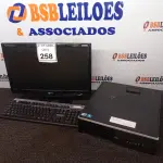 LOTE 258 - 01 CPU HP, 01 MONITOR E 01 TECLADO.  (NO ESTADO) ATENÇÃO! FAZER A VISITAÇÃO ANTES DE ARREMATAR, NÃO SABEMOS SE FUNCIONA. LEILÃO NÃO TEM GARANTIA E NEM DEVOLUÇÃO, SUJEITO A POSSÍVEIS AVARIAS VISÍVEIS/OCULTAS E/OU AUSÊNCIA DE COMPONENTES.
