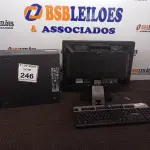 LOTE 246 - 01 CPU LENOVO, 01 MONITOR E TECLADO. (NO ESTADO) ATENÇÃO! FAZER A VISITAÇÃO ANTES DE ARREMATAR, NÃO SABEMOS SE FUNCIONA. LEILÃO NÃO TEM GARANTIA E NEM DEVOLUÇÃO, SUJEITO A POSSÍVEIS AVARIAS VISÍVEIS/OCULTAS E/OU AUSÊNCIA DE COMPONENTES.