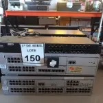 LOTE 150 - 04 SWITCHES. (NO ESTADO) ATENÇÃO! FAZER A VISITAÇÃO ANTES DE ARREMATAR, NÃO SABEMOS SE FUNCIONA. LEILÃO NÃO TEM GARANTIA E NEM DEVOLUÇÃO, SUJEITO A POSSÍVEIS AVARIAS VISÍVEIS/OCULTAS E/OU AUSÊNCIA DE COMPONENTES.