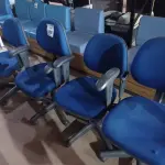 LOTE 358 - 05 CADEIRAS PARA ESCRITÓRIO. (NO ESTADO) ATENÇÃO! FAZER A VISITAÇÃO ANTES DE ARREMATAR, NÃO SABEMOS SE FUNCIONA. LEILÃO NÃO TEM GARANTIA E NEM DEVOLUÇÃO, SUJEITO A POSSÍVEIS AVARIAS VISÍVEIS/OCULTAS E/OU AUSÊNCIA DE COMPONENTES.