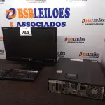 LOTE 244 - 01 CPU HP, 01 MONITOR E TECLADO. (NO ESTADO) ATENÇÃO! FAZER A VISITAÇÃO ANTES DE ARREMATAR, NÃO SABEMOS SE FUNCIONA. LEILÃO NÃO TEM GARANTIA E NEM DEVOLUÇÃO, SUJEITO A POSSÍVEIS AVARIAS VISÍVEIS/OCULTAS E/OU AUSÊNCIA DE COMPONENTES.