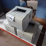 LOTE 302 - 03 IMPRESSORAS HP LASER JET P2055DN (NO ESTADO) ATENÇÃO! FAZER A VISITAÇÃO ANTES DE ARREMATAR, NÃO SABEMOS SE FUNCIONA. LEILÃO NÃO TEM GARANTIA E NEM DEVOLUÇÃO, SUJEITO A POSSÍVEIS AVARIAS VISÍVEIS/OCULTAS E/OU AUSÊNCIA DE COMPONENTES.