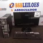 LOTE 190 - 01 CPU HP E 01 MONITOR COM TECLADO. (NO ESTADO) ATENÇÃO! FAZER A VISITAÇÃO ANTES DE ARREMATAR, NÃO SABEMOS SE FUNCIONA. LEILÃO NÃO TEM GARANTIA E NEM DEVOLUÇÃO, SUJEITO A POSSÍVEIS AVARIAS VISÍVEIS/OCULTAS E/OU AUSÊNCIA DE COMPONENTES.