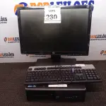 LOTE 230 - 01 CPU HP E 01 MONITOR COM TECLADO. (NO ESTADO) ATENÇÃO! FAZER A VISITAÇÃO ANTES DE ARREMATAR, NÃO SABEMOS SE FUNCIONA. LEILÃO NÃO TEM GARANTIA E NEM DEVOLUÇÃO, SUJEITO A POSSÍVEIS AVARIAS VISÍVEIS/OCULTAS E/OU AUSÊNCIA DE COMPONENTES.