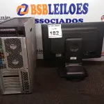 LOTE 182 - 01 SERVIDOR HP E 01 MONITOR. (NO ESTADO) ATENÇÃO! FAZER A VISITAÇÃO ANTES DE ARREMATAR, NÃO SABEMOS SE FUNCIONA. LEILÃO NÃO TEM GARANTIA E NEM DEVOLUÇÃO, SUJEITO A POSSÍVEIS AVARIAS VISÍVEIS/OCULTAS E/OU AUSÊNCIA DE COMPONENTES.