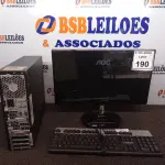 LOTE 190 - 01 CPU HP E 01 MONITOR COM TECLADO. (NO ESTADO) ATENÇÃO! FAZER A VISITAÇÃO ANTES DE ARREMATAR, NÃO SABEMOS SE FUNCIONA. LEILÃO NÃO TEM GARANTIA E NEM DEVOLUÇÃO, SUJEITO A POSSÍVEIS AVARIAS VISÍVEIS/OCULTAS E/OU AUSÊNCIA DE COMPONENTES.
