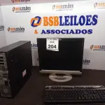 LOTE 204 - 01 CPU HP COM MONITOR E TECLADO. (NO ESTADO) ATENÇÃO! FAZER A VISITAÇÃO ANTES DE ARREMATAR, NÃO SABEMOS SE FUNCIONA. LEILÃO NÃO TEM GARANTIA E NEM DEVOLUÇÃO, SUJEITO A POSSÍVEIS AVARIAS VISÍVEIS/OCULTAS E/OU AUSÊNCIA DE COMPONENTES.