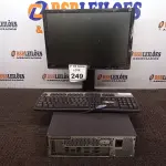 LOTE 249 - 01 CPU LENOVO, 01 MONITOR E TECLADO. (NO ESTADO) ATENÇÃO! FAZER A VISITAÇÃO ANTES DE ARREMATAR, NÃO SABEMOS SE FUNCIONA. LEILÃO NÃO TEM GARANTIA E NEM DEVOLUÇÃO, SUJEITO A POSSÍVEIS AVARIAS VISÍVEIS/OCULTAS E/OU AUSÊNCIA DE COMPONENTES.