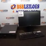 LOTE 239 - 01 CPU LENOVO, 01 MONITOR E TECLADO. (NO ESTADO) ATENÇÃO! FAZER A VISITAÇÃO ANTES DE ARREMATAR, NÃO SABEMOS SE FUNCIONA. LEILÃO NÃO TEM GARANTIA E NEM DEVOLUÇÃO, SUJEITO A POSSÍVEIS AVARIAS VISÍVEIS/OCULTAS E/OU AUSÊNCIA DE COMPONENTES.