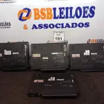 LOTE 151 - 04 NOTEBOOKS COM AVARIAS. (NO ESTADO) ATENÇÃO! FAZER A VISITAÇÃO ANTES DE ARREMATAR, NÃO SABEMOS SE FUNCIONA. LEILÃO NÃO TEM GARANTIA E NEM DEVOLUÇÃO, SUJEITO A POSSÍVEIS AVARIAS VISÍVEIS/OCULTAS E/OU AUSÊNCIA DE COMPONENTES.
