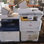 LOTE 206 - 01 LOTE COM IMPRESSORAS DIVERSAS. (NO ESTADO) ATENÇÃO! FAZER A VISITAÇÃO ANTES DE ARREMATAR, NÃO SABEMOS SE FUNCIONA. LEILÃO NÃO TEM GARANTIA E NEM DEVOLUÇÃO, SUJEITO A POSSÍVEIS AVARIAS VISÍVEIS/OCULTAS E/OU AUSÊNCIA DE COMPONENTES.