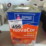 LOTE 496 - 01 LATA DE TINTA SHERWIN WILLIAMS NOVACOR ACRÍLICA SEM CHEIRO INTERIORES/EXTERIORES 18L NA COR GELO. (NO ESTADO) ATENÇÃO! FAZER A VISITAÇÃO ANTES DE ARREMATAR, NÃO SABEMOS SE FUNCIONA. LEILÃO NÃO TEM GARANTIA E NEM DEVOLUÇÃO, SUJEITO A POSSÍVEIS AVARIAS VISÍVEIS/OCULTAS E/OU AUSÊNCIA DE COMPONENTES).