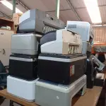 LOTE 516 - 10 IMPRESSORAS MARCAS E MODELOS DIVERSOS PARA RETIRADA DE PEÇAS. (NO ESTADO) ATENÇÃO! FAZER A VISITAÇÃO ANTES DE ARREMATAR, NÃO SABEMOS SE FUNCIONA. LEILÃO NÃO TEM GARANTIA E NEM DEVOLUÇÃO, SUJEITO A POSSÍVEIS AVARIAS VISÍVEIS/OCULTAS E/OU AUSÊNCIA DE COMPONENTES.