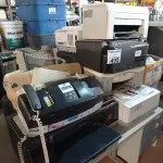 LOTE 495 - 10 IMPRESSORAS MARCAS E MODELOS DIVERSOS PARA RETIRADA DE PEÇAS. (NO ESTADO) ATENÇÃO! FAZER A VISITAÇÃO ANTES DE ARREMATAR, NÃO SABEMOS SE FUNCIONA. LEILÃO NÃO TEM GARANTIA E NEM DEVOLUÇÃO, SUJEITO A POSSÍVEIS AVARIAS VISÍVEIS/OCULTAS E/OU AUSÊNCIA DE COMPONENTES).