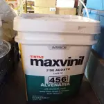 LOTE 456 - 01 BALDE DE TINTA ACRÍLICA MAXIVINIL ACRÍLICO FOSCA 18L. (NO ESTADO) ATENÇÃO! FAZER A VISITAÇÃO ANTES DE ARREMATAR, NÃO SABEMOS SE FUNCIONA. LEILÃO NÃO TEM GARANTIA E NEM DEVOLUÇÃO, SUJEITO A POSSÍVEIS AVARIAS VISÍVEIS/OCULTAS E/OU AUSÊNCIA DE COMPONENTES.