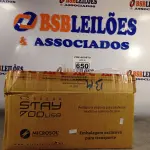 LOTE 650 - 01 NOBREAK MARCA MICROSOL 700VA. (NO ESTADO) ATENÇÃO! FAZER A VISITAÇÃO ANTES DE ARREMATAR, NÃO SABEMOS SE FUNCIONA. LEILÃO NÃO TEM GARANTIA E NEM DEVOLUÇÃO, SUJEITO A POSSÍVEIS AVARIAS VISÍVEIS/OCULTAS E/OU AUSÊNCIA DE COMPONENTES.