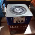 LOTE 519 - 01 LATA DE TINTA (BASE) SHERWIN WILLIAMS METALATEX SEM CHEIRO INTERIOR/EXTERIOR ACETINADO 16L.  ESTADO) ATENÇÃO! FAZER A VISITAÇÃO ANTES DE ARREMATAR, NÃO SABEMOS SE FUNCIONA. LEILÃO NÃO TEM GARANTIA E NEM DEVOLUÇÃO, SUJEITO A POSSÍVEIS AVARIAS VISÍVEIS/OCULTAS E/OU AUSÊNCIA DE COMPONENTES.
