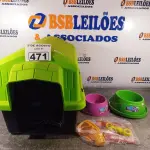 LOTE 471 - 01 CASINHA PARA PET, 02 COMEDOUROS E 01 KIT DE BRINQUEDOS. (NOVO) (NO ESTADO) ATENÇÃO! FAZER A VISITAÇÃO ANTES DE ARREMATAR, NÃO SABEMOS SE FUNCIONA. LEILÃO NÃO TEM GARANTIA E NEM DEVOLUÇÃO, SUJEITO A POSSÍVEIS AVARIAS VISÍVEIS/OCULTAS E/OU AUSÊNCIA DE COMPONENTES.
