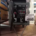 LOTE 460 - 01 MÁQUINA DE SOLDA MIG-130. (NO ESTADO) ATENÇÃO! FAZER A VISITAÇÃO ANTES DE ARREMATAR, NÃO SABEMOS SE FUNCIONA. LEILÃO NÃO TEM GARANTIA E NEM DEVOLUÇÃO, SUJEITO A POSSÍVEIS AVARIAS VISÍVEIS/OCULTAS E/OU AUSÊNCIA DE COMPONENTES).
