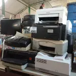 LOTE 495 - 10 IMPRESSORAS MARCAS E MODELOS DIVERSOS PARA RETIRADA DE PEÇAS. (NO ESTADO) ATENÇÃO! FAZER A VISITAÇÃO ANTES DE ARREMATAR, NÃO SABEMOS SE FUNCIONA. LEILÃO NÃO TEM GARANTIA E NEM DEVOLUÇÃO, SUJEITO A POSSÍVEIS AVARIAS VISÍVEIS/OCULTAS E/OU AUSÊNCIA DE COMPONENTES).