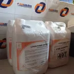 LOTE 497 - 20 LITROS DE SABONETE DE ESPUMA ANTISSÉPTICO. (NO ESTADO) ATENÇÃO! FAZER A VISITAÇÃO ANTES DE ARREMATAR, NÃO SABEMOS SE FUNCIONA. LEILÃO NÃO TEM GARANTIA E NEM DEVOLUÇÃO, SUJEITO A POSSÍVEIS AVARIAS VISÍVEIS/OCULTAS E/OU AUSÊNCIA DE COMPONENTES).
