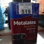 LOTE 519 - 01 LATA DE TINTA (BASE) SHERWIN WILLIAMS METALATEX SEM CHEIRO INTERIOR/EXTERIOR ACETINADO 16L.  ESTADO) ATENÇÃO! FAZER A VISITAÇÃO ANTES DE ARREMATAR, NÃO SABEMOS SE FUNCIONA. LEILÃO NÃO TEM GARANTIA E NEM DEVOLUÇÃO, SUJEITO A POSSÍVEIS AVARIAS VISÍVEIS/OCULTAS E/OU AUSÊNCIA DE COMPONENTES.