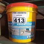 LOTE 413 - 01 BALDE DE SIKA BAUCRYL VEDA FRISO, EMULSÃO ACRÍLICA PARA IMPERMEABILIZAÇÃO DE JUNTAS E FRISOS EM FACHADAS 12KG. (NO ESTADO) ATENÇÃO! FAZER A VISITAÇÃO ANTES DE ARREMATAR, NÃO SABEMOS SE FUNCIONA. LEILÃO NÃO TEM GARANTIA E NEM DEVOLUÇÃO, SUJEITO A POSSÍVEIS AVARIAS VISÍVEIS/OCULTAS E/OU AUSÊNCIA DE COMPONENTES.
