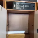 LOTE 579 - 01 ARMÁRIO EM MADEIRA COM 02 PORTAS E 03 PRATELEIRAS. (NO ESTADO) ATENÇÃO! FAZER A VISITAÇÃO ANTES DE ARREMATAR, NÃO SABEMOS SE FUNCIONA. LEILÃO NÃO TEM GARANTIA E NEM DEVOLUÇÃO, SUJEITO A POSSÍVEIS AVARIAS VISÍVEIS/OCULTAS E/OU AUSÊNCIA DE COMPONENTES.