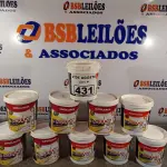 LOTE 431 - 10 KG DE REJUNTAMENTO ACRÍLICO SUPER JUNTA. (NO ESTADO) ATENÇÃO! FAZER A VISITAÇÃO ANTES DE ARREMATAR, NÃO SABEMOS SE FUNCIONA. LEILÃO NÃO TEM GARANTIA E NEM DEVOLUÇÃO, SUJEITO A POSSÍVEIS AVARIAS VISÍVEIS/OCULTAS E/OU AUSÊNCIA DE COMPONENTES).
