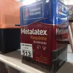 LOTE 513 - 01 LATA DE TINTA (BASE) SHERWIN WILLIAMS METALATEX SEM CHEIRO INTERIOR/EXTERIOR ACETINADO 16L.  ESTADO) ATENÇÃO! FAZER A VISITAÇÃO ANTES DE ARREMATAR, NÃO SABEMOS SE FUNCIONA. LEILÃO NÃO TEM GARANTIA E NEM DEVOLUÇÃO, SUJEITO A POSSÍVEIS AVARIAS VISÍVEIS/OCULTAS E/OU AUSÊNCIA DE COMPONENTES.