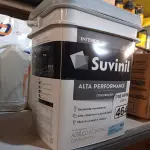 LOTE 464 - 01 BALDE DE TINTA ACRÍLICA SUVINIL INTERIORES 18L NA COR BRANCO FOSCO. (NO ESTADO) ATENÇÃO! FAZER A VISITAÇÃO ANTES DE ARREMATAR, NÃO SABEMOS SE FUNCIONA. LEILÃO NÃO TEM GARANTIA E NEM DEVOLUÇÃO, SUJEITO A POSSÍVEIS AVARIAS VISÍVEIS/OCULTAS E/OU AUSÊNCIA DE COMPONENTES).