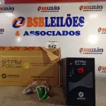 LOTE 642 - 01 NOBREAK MARCA MICROSOL 700VA. (NO ESTADO) ATENÇÃO! FAZER A VISITAÇÃO ANTES DE ARREMATAR, NÃO SABEMOS SE FUNCIONA. LEILÃO NÃO TEM GARANTIA E NEM DEVOLUÇÃO, SUJEITO A POSSÍVEIS AVARIAS VISÍVEIS/OCULTAS E/OU AUSÊNCIA DE COMPONENTES.