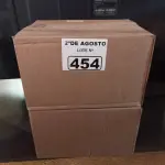 LOTE 454 - 02 CAIXAS COM FRASCOS DE ÁLCOOL EM GEL 440G COM 12 UNIDADES CADA. (NO ESTADO) ATENÇÃO! FAZER A VISITAÇÃO ANTES DE ARREMATAR, NÃO SABEMOS SE FUNCIONA. LEILÃO NÃO TEM GARANTIA E NEM DEVOLUÇÃO, SUJEITO A POSSÍVEIS AVARIAS VISÍVEIS/OCULTAS E/OU AUSÊNCIA DE COMPONENTES).