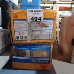 LOTE 494 - 02 CAIXAS SIKA TOP 100, REVESTIMENTO IMPERMEABILIZANTE SEMI-FLEXIVEL. (NO ESTADO) ATENÇÃO! FAZER A VISITAÇÃO ANTES DE ARREMATAR, NÃO SABEMOS SE FUNCIONA. LEILÃO NÃO TEM GARANTIA E NEM DEVOLUÇÃO, SUJEITO A POSSÍVEIS AVARIAS VISÍVEIS/OCULTAS E/OU AUSÊNCIA DE COMPONENTES.