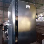 LOTE 476 - 01 GELADEIRA MARCA PANASONIC 220V. (NO ESTADO) ATENÇÃO! FAZER A VISITAÇÃO ANTES DE ARREMATAR, NÃO SABEMOS SE FUNCIONA. LEILÃO NÃO TEM GARANTIA E NEM DEVOLUÇÃO, SUJEITO A POSSÍVEIS AVARIAS VISÍVEIS/OCULTAS E/OU AUSÊNCIA DE COMPONENTES).