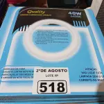 LOTE 518 -  10 LÂMPADAS FLUORESCENTE CIRCULAR 6400K 40W E 10 REATORES 1X40. (NO ESTADO) ATENÇÃO! FAZER A VISITAÇÃO ANTES DE ARREMATAR, NÃO SABEMOS SE FUNCIONA. LEILÃO NÃO TEM GARANTIA E NEM DEVOLUÇÃO, SUJEITO A POSSÍVEIS AVARIAS VISÍVEIS/OCULTAS E/OU AUSÊNCIA DE COMPONENTES.