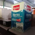 LOTE 490 - 01 LATA DE TINTA IQUINE DIATEX PINTA MAIS INTERIORES 18L NA COR HORTELÃ. (NO ESTADO) ATENÇÃO! FAZER A VISITAÇÃO ANTES DE ARREMATAR, NÃO SABEMOS SE FUNCIONA. LEILÃO NÃO TEM GARANTIA E NEM DEVOLUÇÃO, SUJEITO A POSSÍVEIS AVARIAS VISÍVEIS/OCULTAS E/OU AUSÊNCIA DE COMPONENTES).