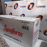 LOTE 492 - 12 LITROS DE LYSOFORM. (NO ESTADO) ATENÇÃO! FAZER A VISITAÇÃO ANTES DE ARREMATAR, NÃO SABEMOS SE FUNCIONA. LEILÃO NÃO TEM GARANTIA E NEM DEVOLUÇÃO, SUJEITO A POSSÍVEIS AVARIAS VISÍVEIS/OCULTAS E/OU AUSÊNCIA DE COMPONENTES).
