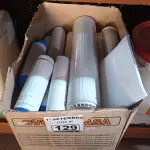 LOTE 129 - 01 LOTE COM VÁRIOS REFIS PARA FILTRO DE ÁGUA TIPO CAVALETE. (NO ESTADO) ATENÇÃO! FAZER A VISITAÇÃO ANTES DE ARREMATAR, NÃO SABEMOS SE FUNCIONA. LEILÃO NÃO TEM GARANTIA E NEM DEVOLUÇÃO, SUJEITO A POSSÍVEIS AVARIAS VISÍVEIS/OCULTAS E/OU AUSÊNCIA DE COMPONENTES.