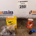 LOTE 250 - 01 VÁLVULA PVC E 01 BURRINHO DE FREIO. (NO ESTADO) ATENÇÃO! FAZER A VISITAÇÃO ANTES DE ARREMATAR, NÃO SABEMOS SE FUNCIONA. LEILÃO NÃO TEM GARANTIA E NEM DEVOLUÇÃO, SUJEITO A POSSÍVEIS AVARIAS VISÍVEIS/OCULTAS E/OU AUSÊNCIA DE COMPONENTES.