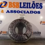 LOTE 150 - 01 ROLO DE CABO FLEXÍVEL 100M 10MM NA COR PRETA. (NO ESTADO) ATENÇÃO! FAZER A VISITAÇÃO ANTES DE ARREMATAR, NÃO SABEMOS SE FUNCIONA. LEILÃO NÃO TEM GARANTIA E NEM DEVOLUÇÃO, SUJEITO A POSSÍVEIS AVARIAS VISÍVEIS/OCULTAS E/OU AUSÊNCIA DE COMPONENTES.