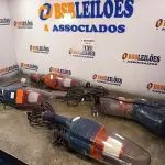 LOTE 139 - 03 ASPIRADORES DE PÓ MARCAS E MODELOS DIVERSOS. (NO ESTADO) ATENÇÃO! FAZER A VISITAÇÃO ANTES DE ARREMATAR, NÃO SABEMOS SE FUNCIONA. LEILÃO NÃO TEM GARANTIA E NEM DEVOLUÇÃO, SUJEITO A POSSÍVEIS AVARIAS VISÍVEIS/OCULTAS E/OU AUSÊNCIA DE COMPONENTES.