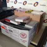 LOTE 208 - 01 LOTE COM VÁRIAS FITAS VHS DE TÍTULOS DIVERSOS. (NO ESTADO) ATENÇÃO! FAZER A VISITAÇÃO ANTES DE ARREMATAR, NÃO SABEMOS SE FUNCIONA. LEILÃO NÃO TEM GARANTIA E NEM DEVOLUÇÃO, SUJEITO A POSSÍVEIS AVARIAS VISÍVEIS/OCULTAS E/OU AUSÊNCIA DE COMPONENTES.