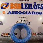 LOTE 040 - 01 ROLO DE CABO FLEXÍVEL 100M 4MM NA COR AZUL. (NO ESTADO) ATENÇÃO! FAZER A VISITAÇÃO ANTES DE ARREMATAR, NÃO SABEMOS SE FUNCIONA. LEILÃO NÃO TEM GARANTIA E NEM DEVOLUÇÃO, SUJEITO A POSSÍVEIS AVARIAS VISÍVEIS/OCULTAS E/OU AUSÊNCIA DE COMPONENTES.